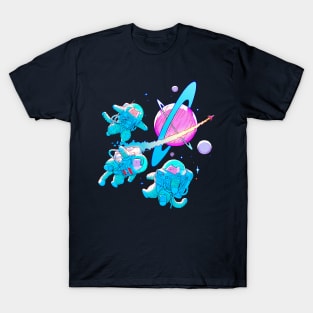 3 Spacecat Planet Shirt T-Shirt